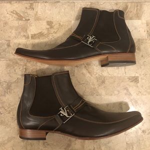 Versace genuine leather boots